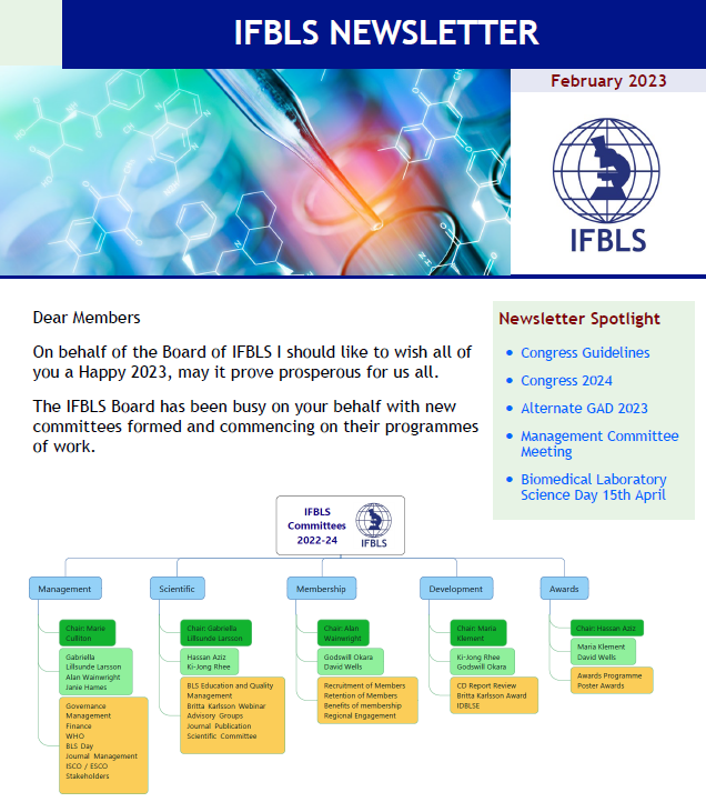 IFBLS Newsletter February 2023 image